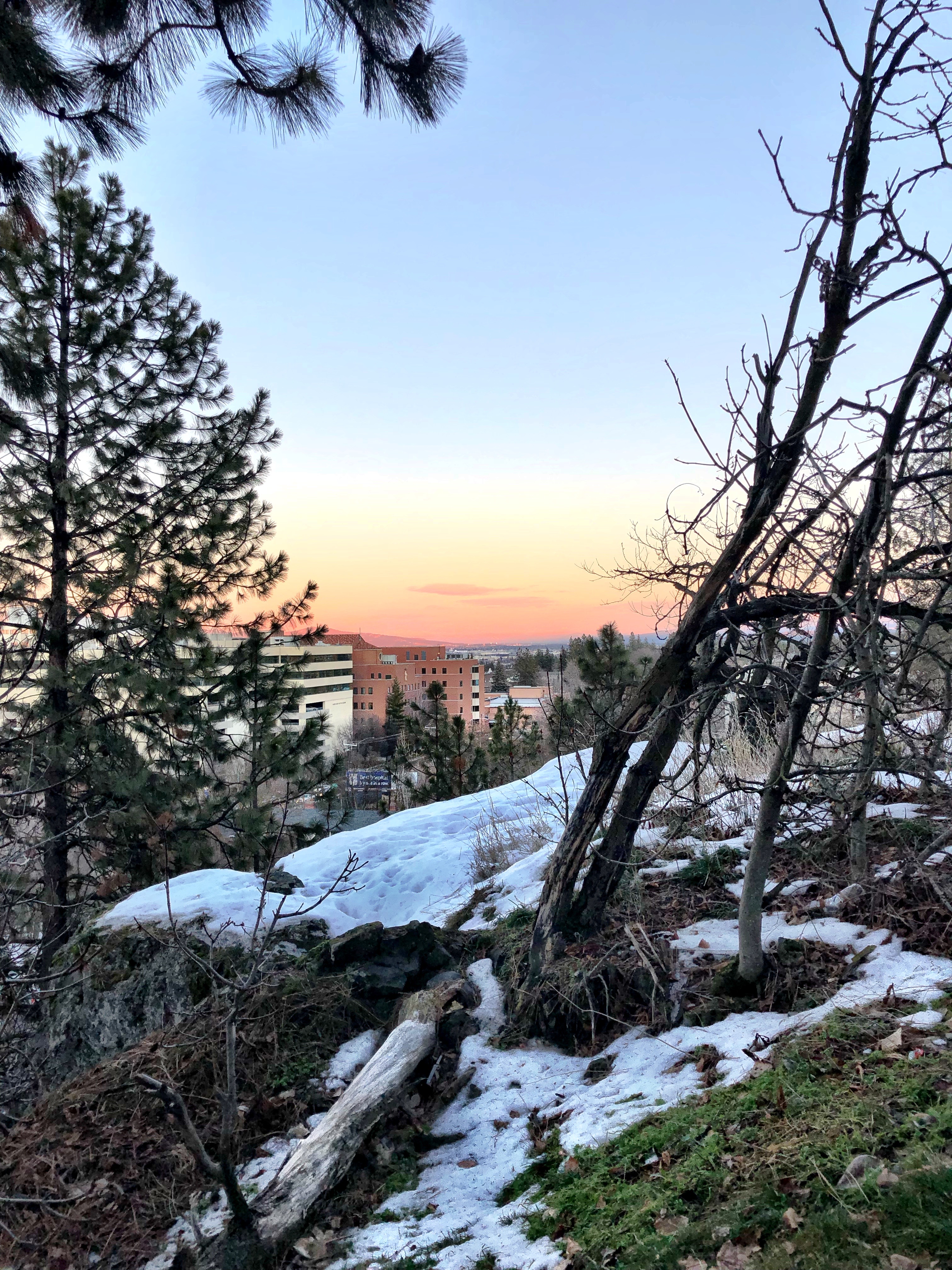 Urban view of Spokane, Washington